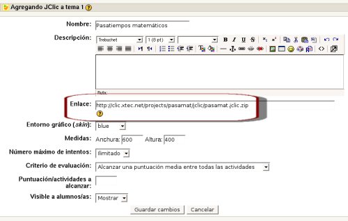 Configurando a actividade Configurando a actividade