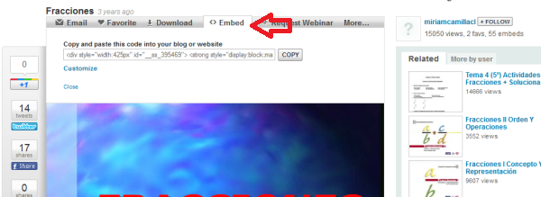 Obtendo código dunha presentación Obtendo código dunha presentación