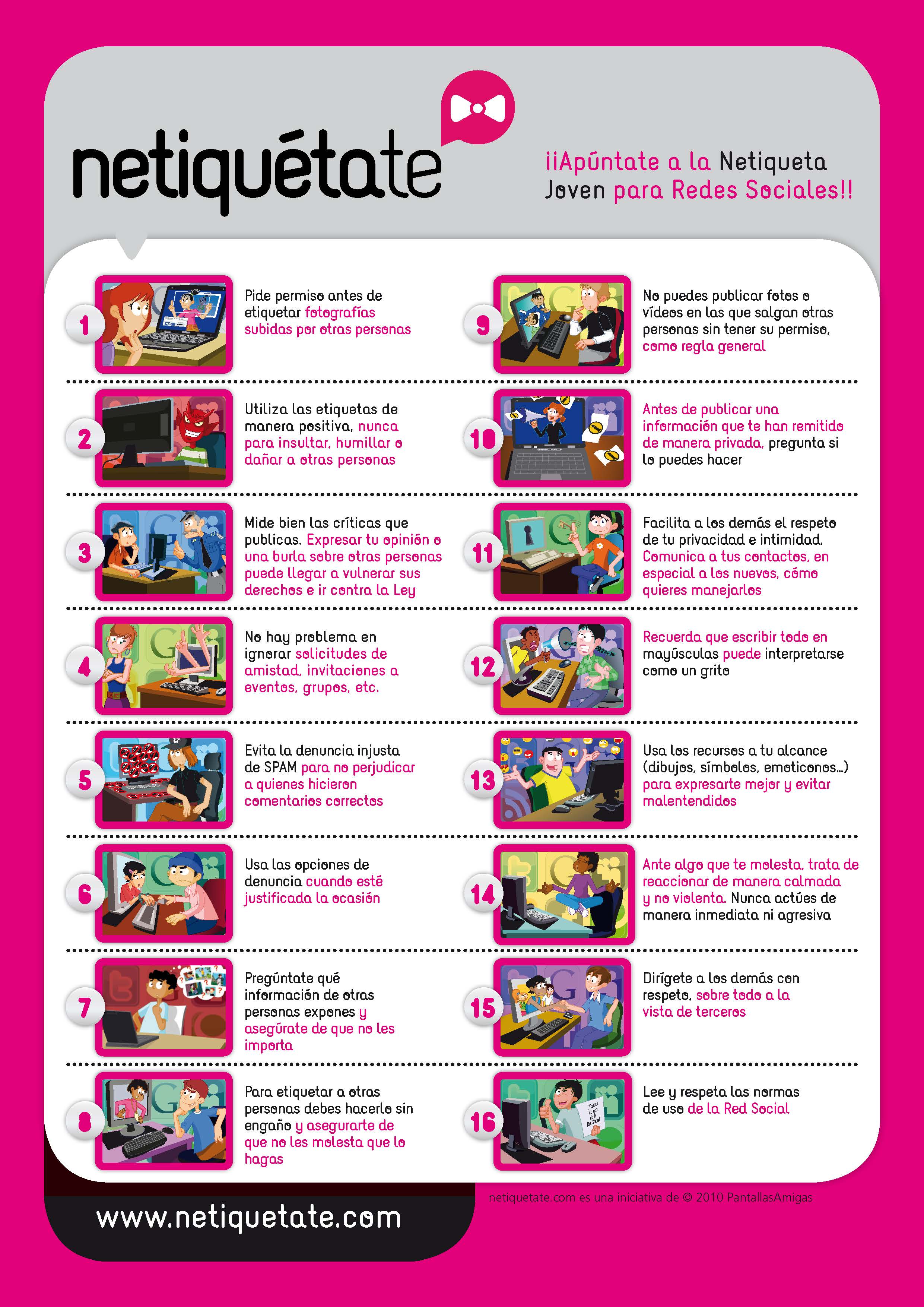 Netiqueta: Consellos e pautas de comportamento na rede