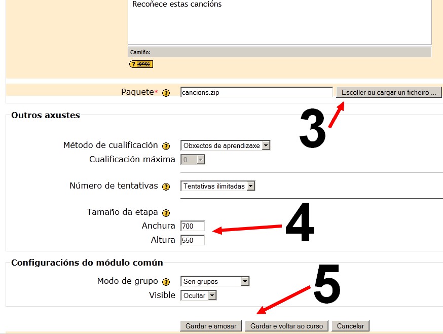 scorm en moodle