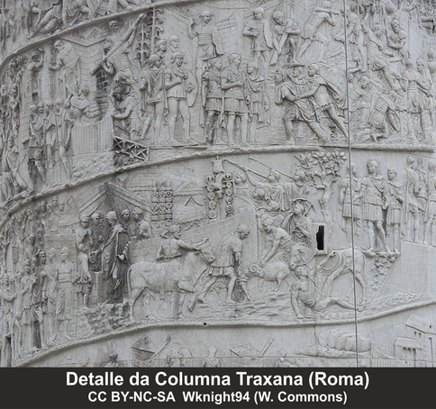 Detalle da Columna Traxana