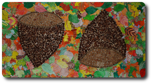 Mural sobre o magosto