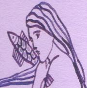 muller con peixe muller con peixe