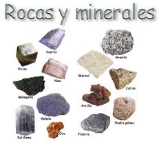 rocas e minerais