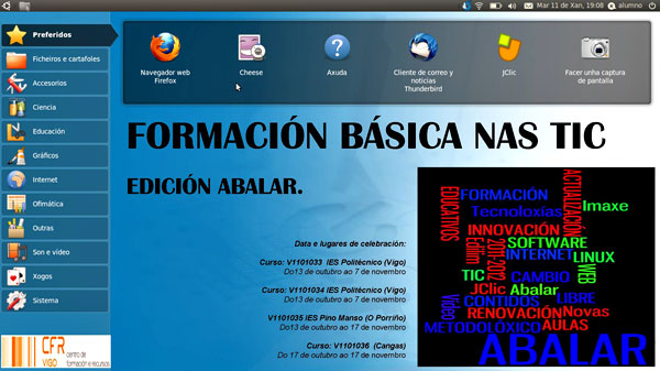 FORMACIÓN BÁSICA NAS TIC. EDICIÓN ABALAR.