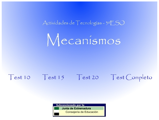 Test sobre Mecanismos por Nino González-Haba