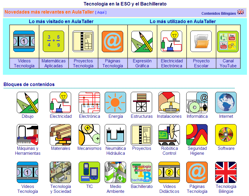 Ligazón á web Aula Taller. Ábrese en xanela nova.