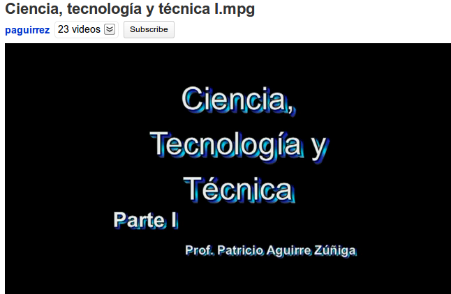 Ciencia, tecnoloxía e técnica