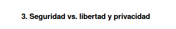 Seguridad - privacidad