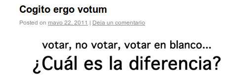 votar ou non