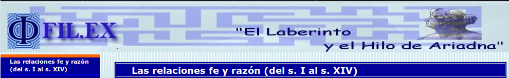 relacións razón e fe do I ao XIV