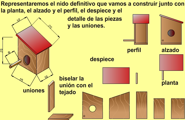 Nido. Vistas, detalles y despiece