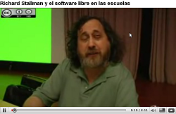 Vídeo Linux Richard Stallman