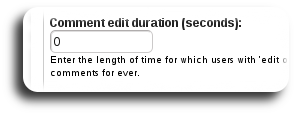 Duración do tempo de edición Duración do tempo de edición