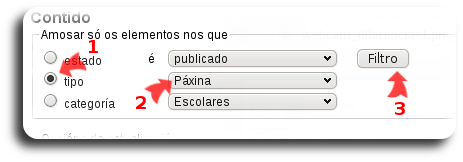Filtrado simple Filtrado simple