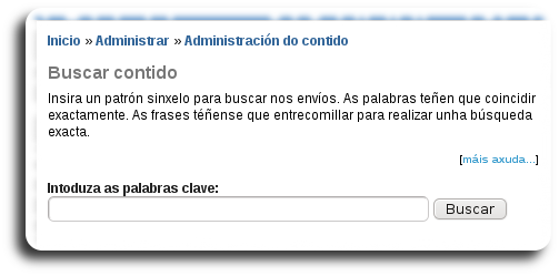 Buscar contido Buscar contido