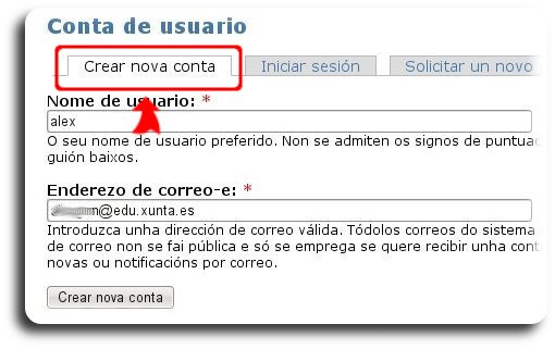 nova conta nova conta