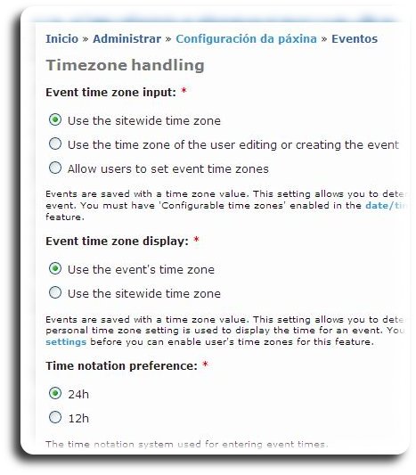 Zona horaria Zona horaria