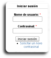 Bloque de inicio de sesión Bloque de inicio de sesión