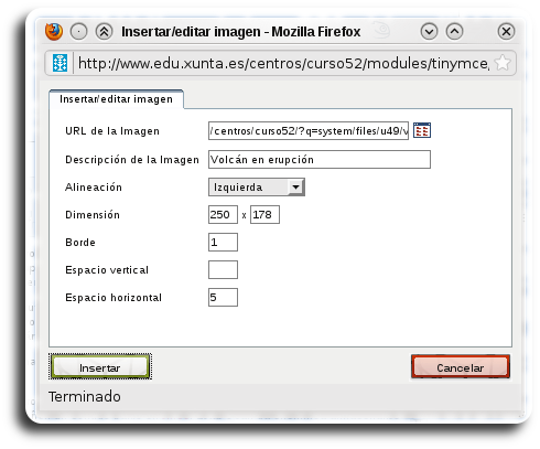 Propiedades da imaxe Propiedades da imaxe