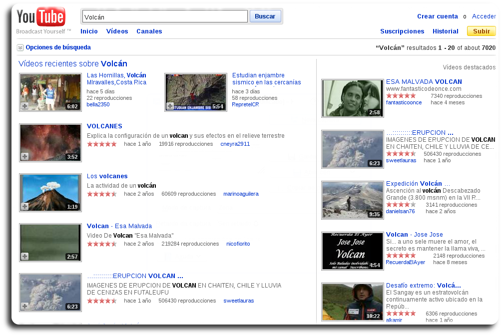 Resultado da busca en YouTube Resultado da busca en YouTube