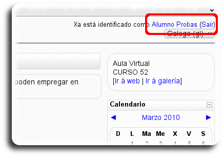 Usuario autenticado Usuario autenticado