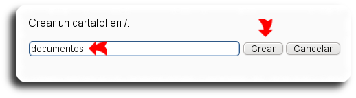 Crear cartafol Crear cartafol