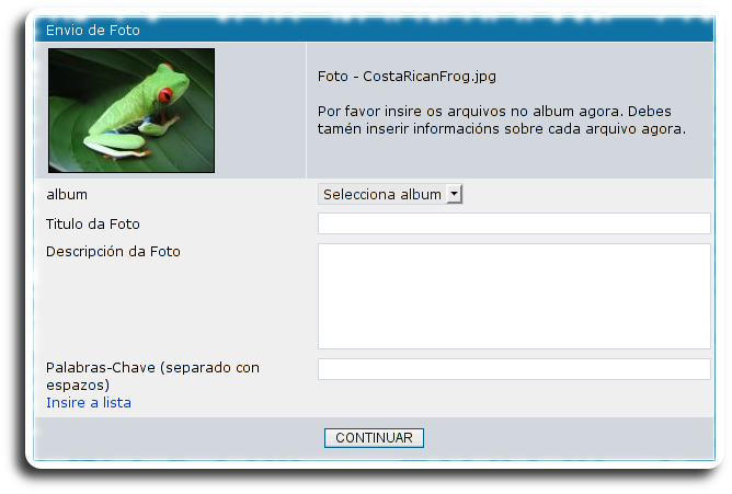 Envío da foto Envío da foto