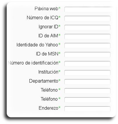 Engade usuario 6 Engade usuario 6