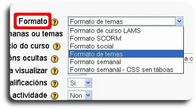 Elección do Formato