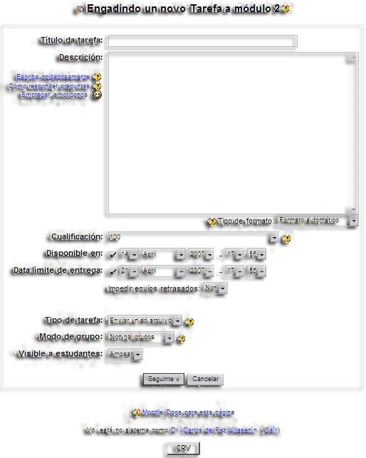 Configurar Tarefa Configurar Tarefa