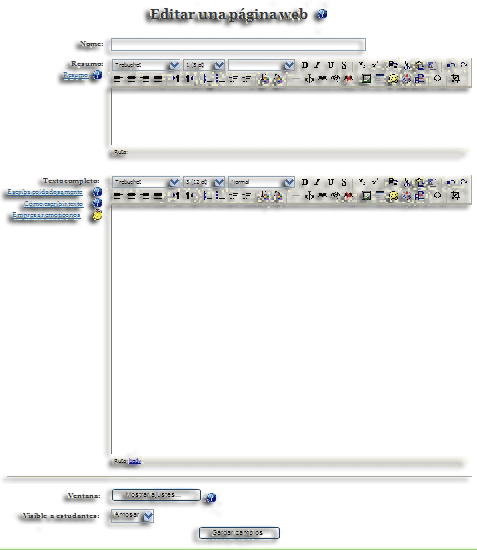 Editar Páxina Web Editar Páxina Web