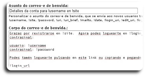 Configura usuario Configura usuario