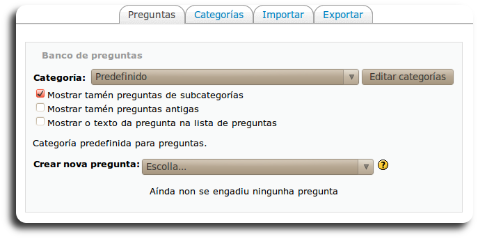 Banco de preguntas Banco de preguntas