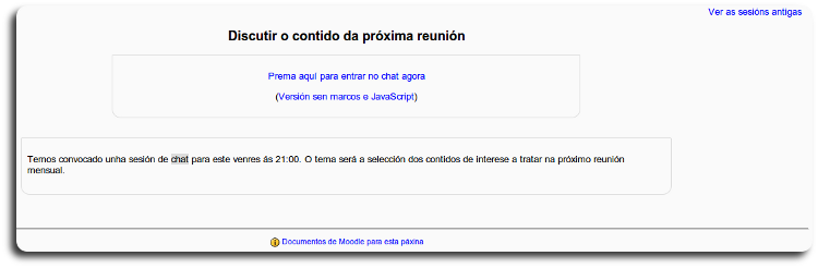 Sala de chat Sala de chat