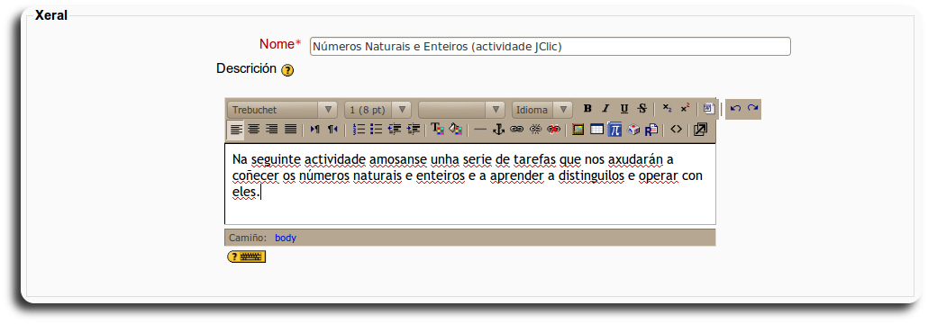 JClic formulario 1 JClic formulario 1