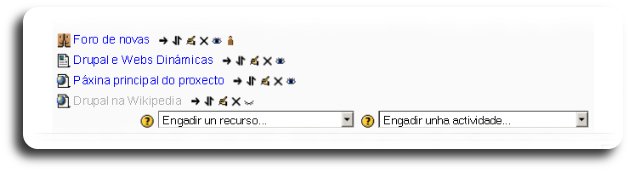 Posibilidades na edición do contido Posibilidades na edición do contido