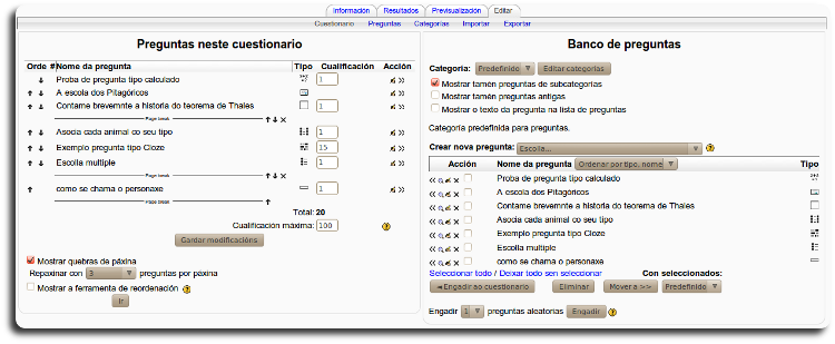 Cuestionario banco de preguntas Cuestionario banco de preguntas