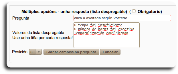 retroalimentacion multiples opcions unha resposta lista despregable retroalimentacion multiples opcions unha resposta lista despregable