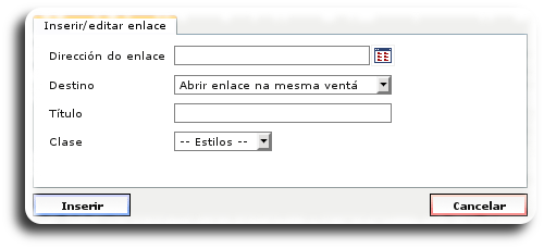 Xanela inserir enlace Xanela inserir enlace