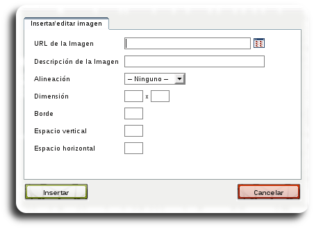 Xanela inserir imaxe Xanela inserir imaxe