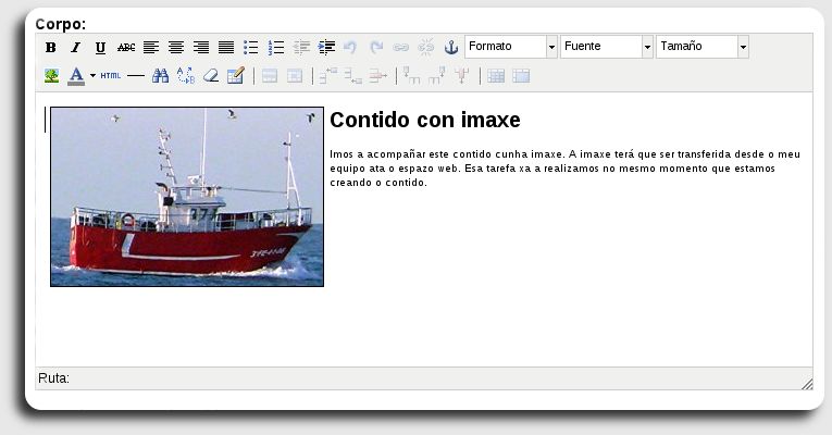 Edición da imaxe Edición da imaxe