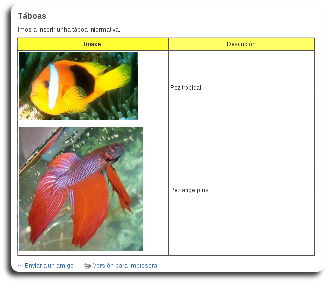 Táboa finalizada: presentación en tema diferente: zen_classic Táboa finalizada: presentación en tema diferente: zen_classic