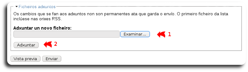 Xuntar ficheiros Xuntar ficheiros