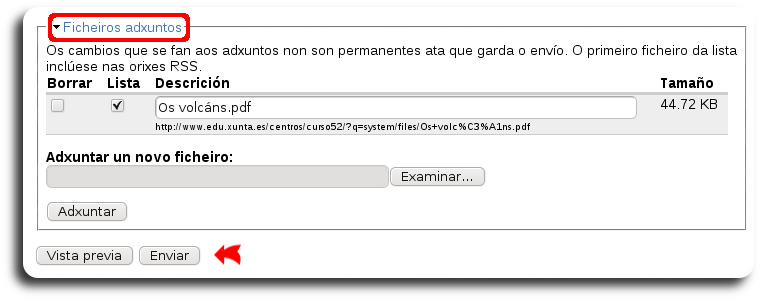 Xuntar ficheiros Xuntar ficheiros