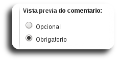 Vista previa do comentario: Vista previa do comentario: