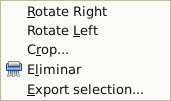 Menú contextual