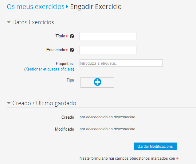 Datos exercicio