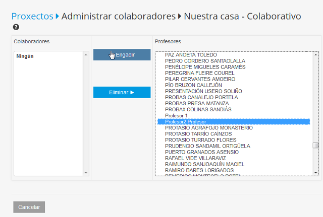 O entorno colaborativo