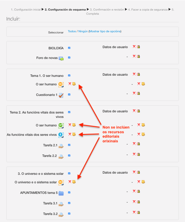 Crear copia de seguranza